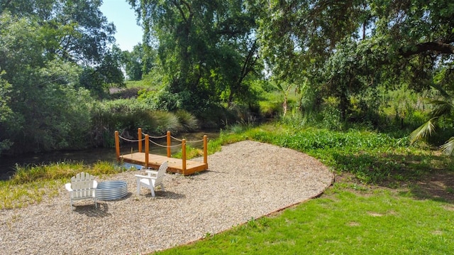 view of play area