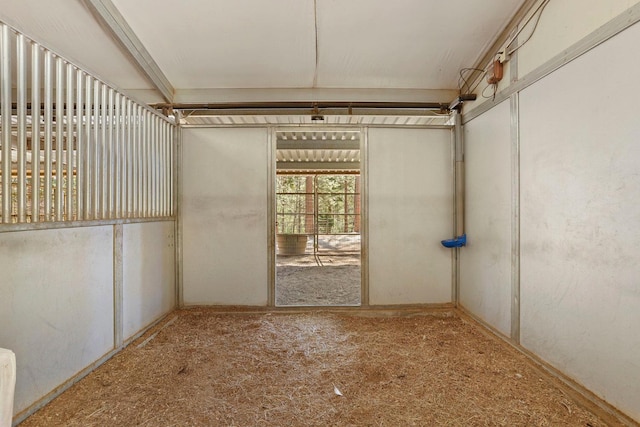 view of horse barn