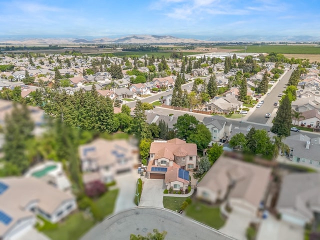 9596 N Winery Ave, Fresno, CA 93720 - aerial view with a mountain view and a residential view