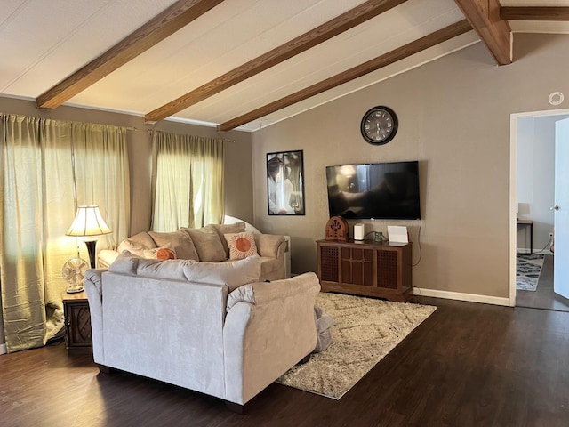 860 E Grangeville Blvd Unit 153, Hanford, CA 93230 - living area with dark wood-type flooring and baseboards
