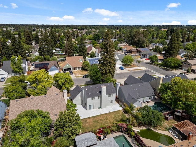 birds eye view of property featuring a residential view