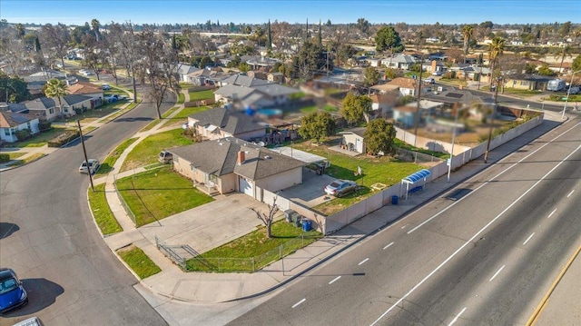 4185 E Turner Ave, Fresno, CA 93702 - bird's eye view featuring a residential view
