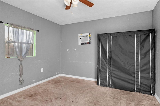 4185 E Turner Ave, Fresno, CA 93702 - spare room with baseboards, ceiling fan, and carpet