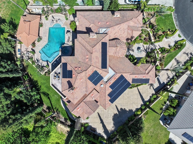 drone / aerial view