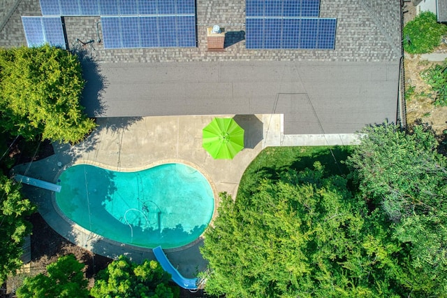 drone / aerial view