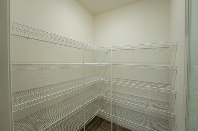 view of storage area