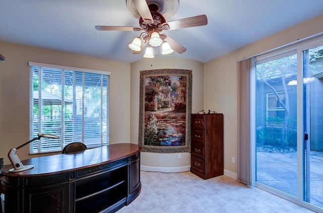 71 Omaha Ave, Clovis, CA 93619 - office with a ceiling fan and baseboards