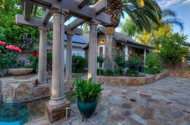 71 Omaha Ave, Clovis, CA 93619 - view of patio featuring an outbuilding