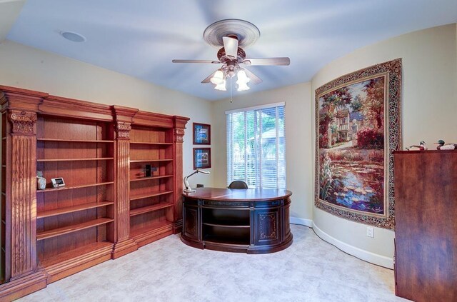 71 Omaha Ave, Clovis, CA 93619 - office area with ceiling fan and baseboards