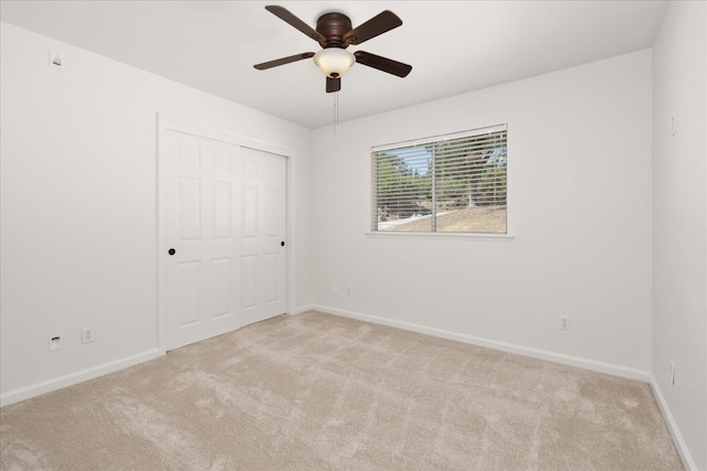 42968 Ranger Circle Dr, Coarsegold, CA 93614 - unfurnished bedroom with carpet floors, baseboards, and a closet