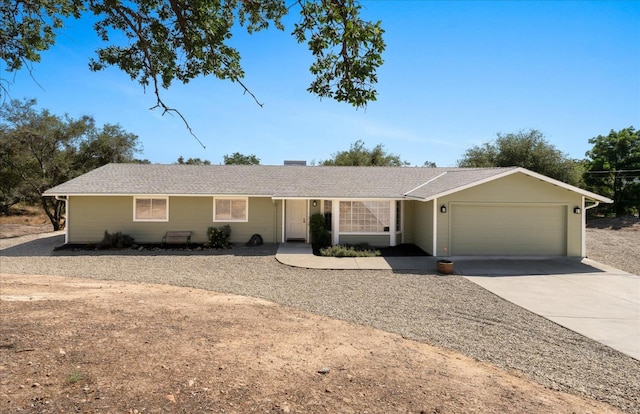 42968 Ranger Circle Dr, Coarsegold, CA 93614 - ranch-style house featuring an attached garage and concrete driveway