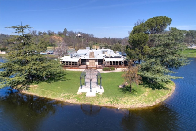 42968 Ranger Circle Dr, Coarsegold, CA 93614 - drone / aerial view featuring a water view and a forest view