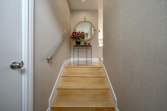 view of staircase