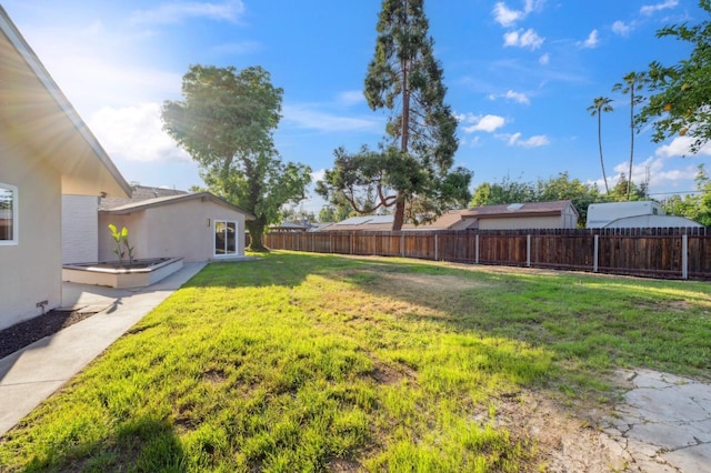 2044 W San Bruno Ave, Fresno, CA 93711 - view of yard with a fenced backyard