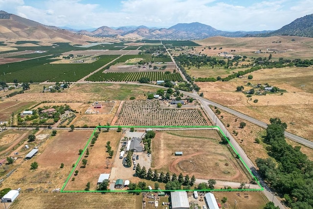 20794 E Weldon Ave, Sanger, CA 93657 - aerial view of sparsely populated area with property boundaries highlighted