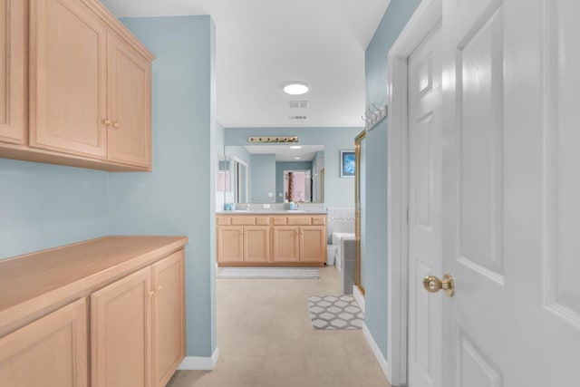 2776 Keats Ave, Clovis, CA 93611 - full bath featuring baseboards, a shower with shower door, and vanity