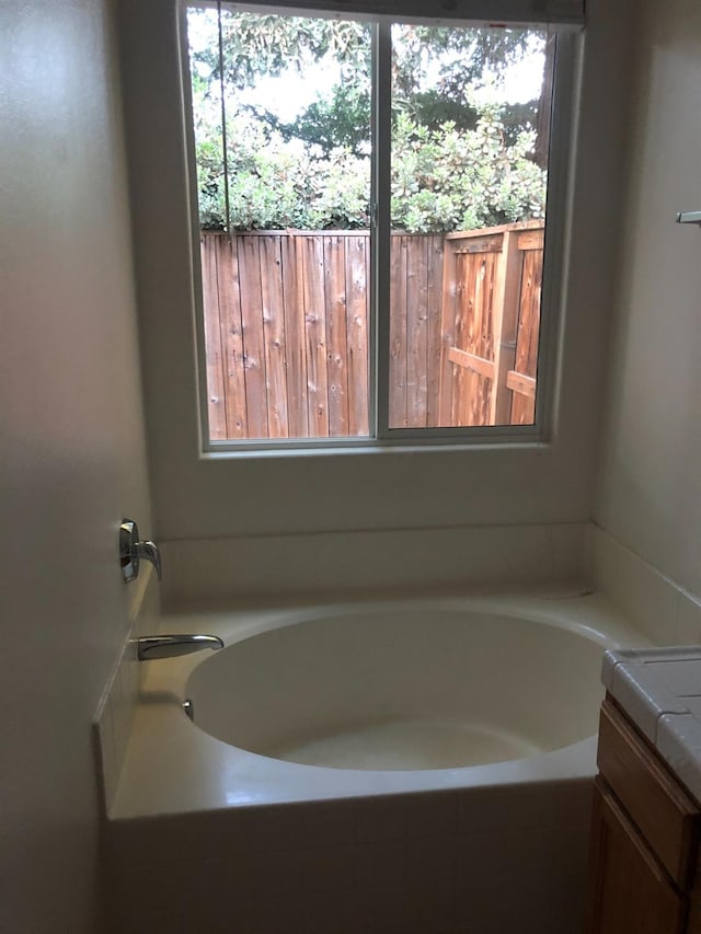 full bathroom featuring a bath
