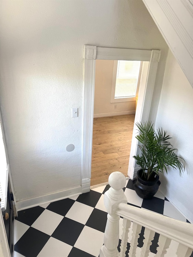 220 S K, Madera, CA 93637 - hall featuring tile patterned floors and baseboards