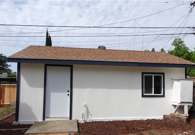220 S K, Madera, CA 93637 - exterior space featuring an outbuilding and fence