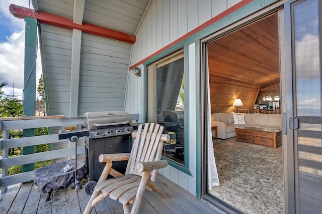 39090 Woodland Rd, Shaver Lake, CA 93664 - view of wooden terrace