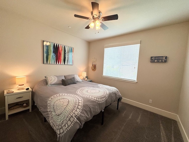 1885 N Whitehorse, Clovis, CA 93619 - carpeted bedroom with ceiling fan and baseboards