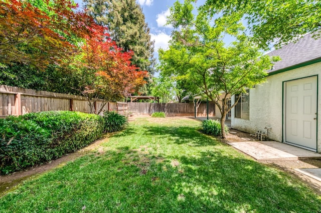 944 N Chapel Hill Ave, Clovis, CA 93611 - view of yard featuring a fenced backyard