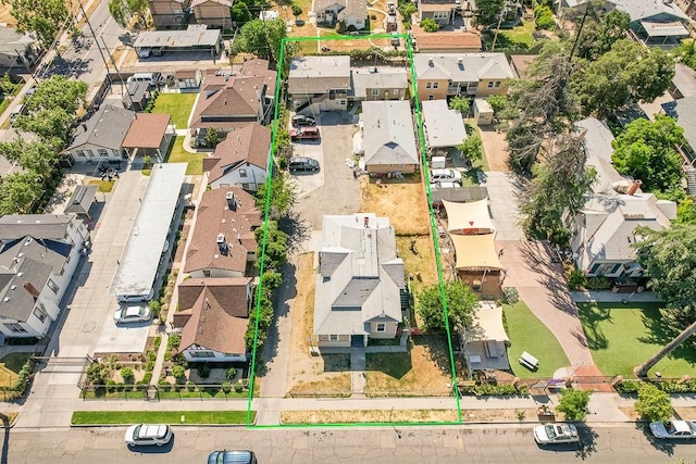 329 N Glenn Ave, Fresno, CA 93701 - drone / aerial view with a residential view