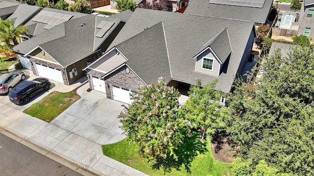 drone / aerial view featuring a residential view