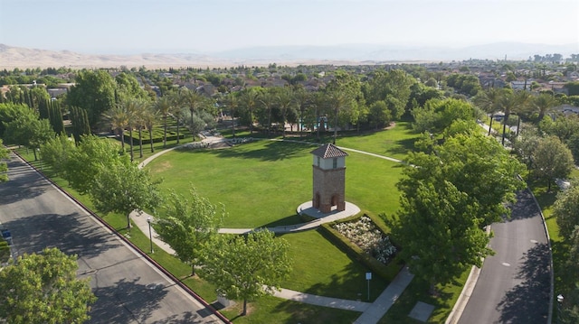 1525 N Piccadilly Ln, Clovis, CA 93619 - bird's eye view with a mountain view