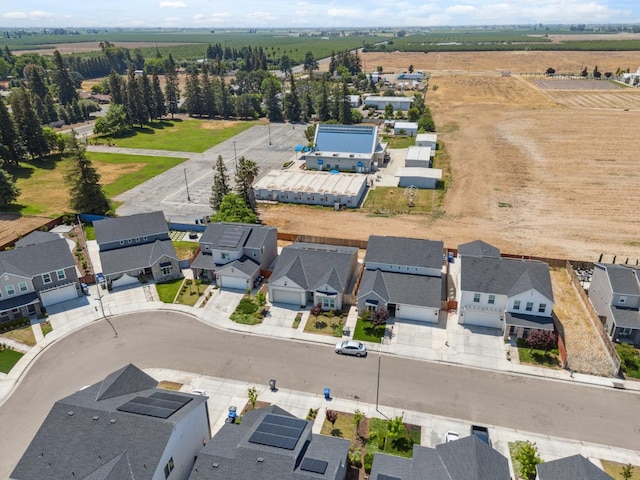 5091 N San Clemente Ave, Fresno, CA 93723 - aerial view of sparsely populated area featuring nearby suburban area