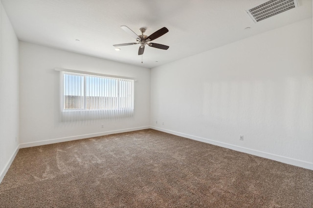 5091 N San Clemente Ave, Fresno, CA 93723 - unfurnished room featuring carpet flooring, baseboards, and a ceiling fan