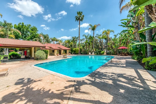 community pool featuring a patio