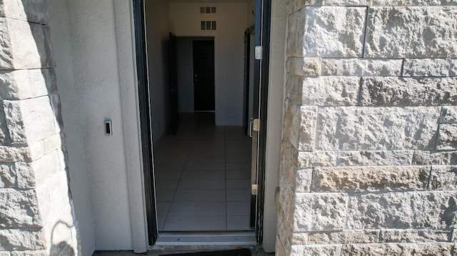 view of exterior entry