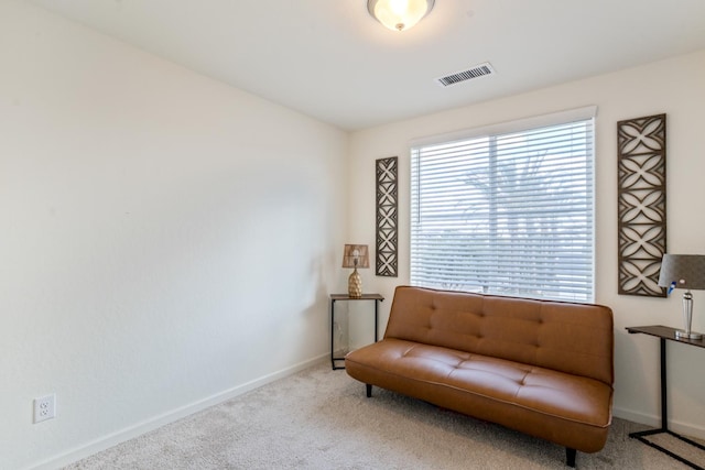 6458 E Riesling Dr, Fresno, CA 93727 - sitting room with carpet floors and baseboards