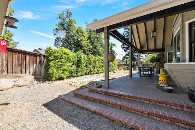 1517 W Fir Ave, Fresno, CA 93711 - view of patio / terrace featuring a fenced backyard