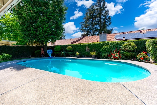 22 Pointe W, Madera, CA 93637 - view of pool featuring a fenced backyard and a patio area
