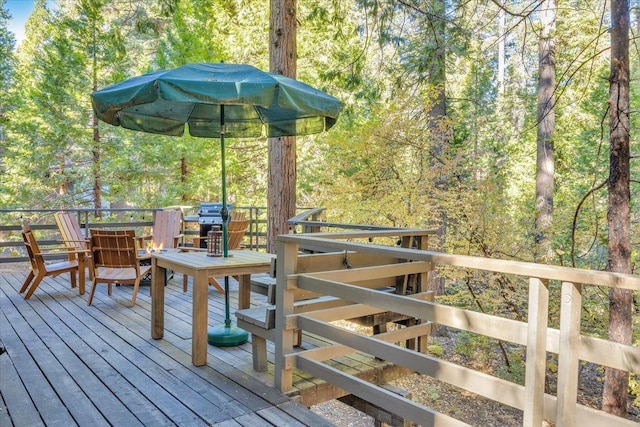 30830 Old Strawberry Rd, Tuolumne, CA 95375 - deck with a forest view