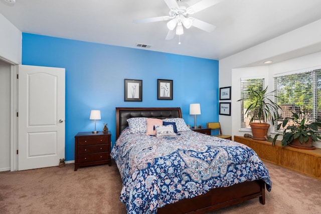 10597 E Fieldstone Ave, Clovis, CA 93619 - carpeted bedroom featuring a ceiling fan and baseboards