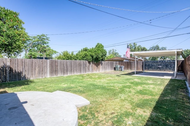 3443 E Washington Ave, Fresno, CA 93702 - view of yard featuring a patio