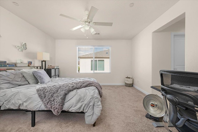 841 Corazon Ave, Clovis, CA 93619 - bedroom with carpet floors and a ceiling fan