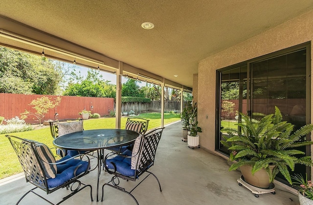 1025 E Cambridge Ave, Visalia, CA 93292 - view of patio / terrace featuring outdoor dining space