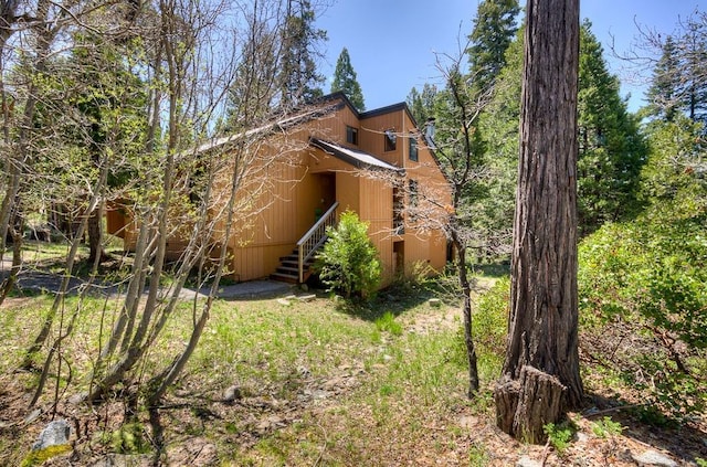 view of property exterior