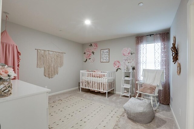 1890 Richard Ave Unit 2054S, Sanger, CA 93657 - bedroom featuring carpet, a nursery area, baseboards, and recessed lighting
