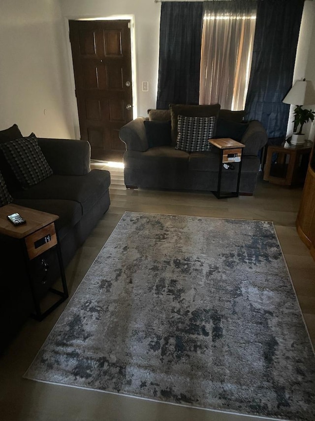 4002 E Dakota Ave, Fresno, CA 93726 - living room with wood finished floors