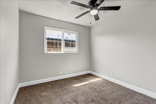 19745 Hemlock Ln, Lemoore, CA 93245 - empty room featuring carpet flooring and ceiling fan