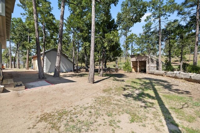 42640 Pinecone Ln, Auberry, CA 93602 - view of yard featuring an outbuilding