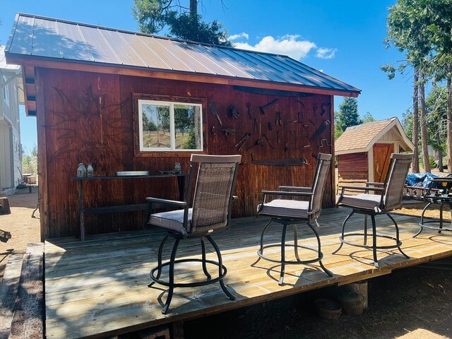 42640 Pinecone Ln, Auberry, CA 93602 - view of wooden deck