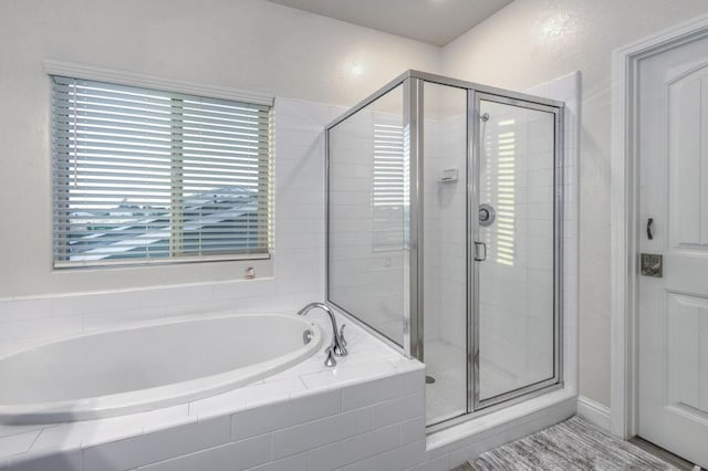 99 N Whittier Ave, Fresno, CA 93727 - bathroom with a shower stall and a bath