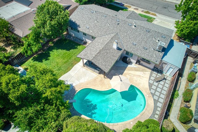 1487 W Paul Ave, Fresno, CA 93711 - view of subject property with a pool area