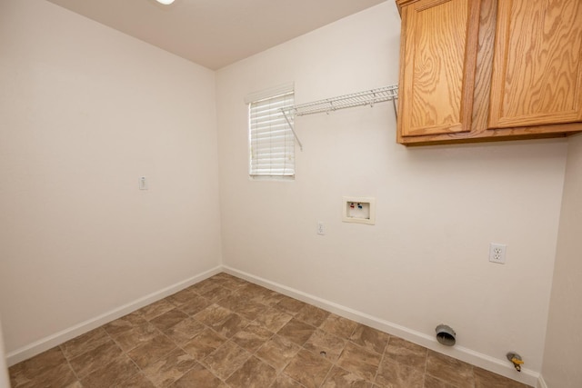 3137 Indianapolis Ave, Clovis, CA 93619 - washroom with hookup for a washing machine, cabinet space, and baseboards